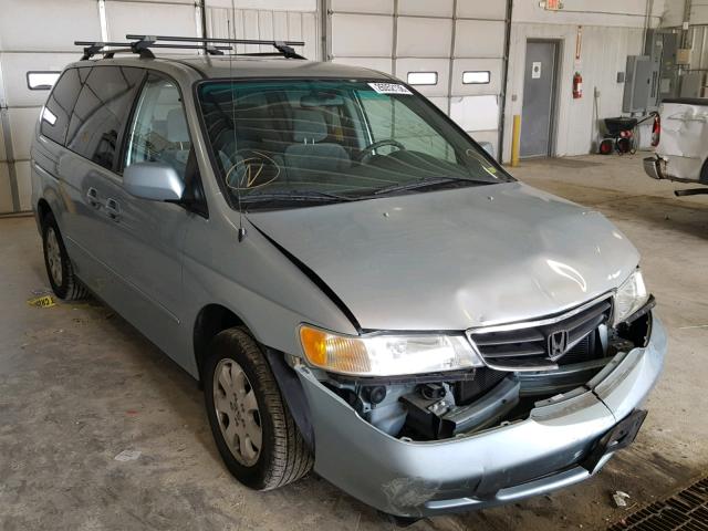 2HKRL18662H583225 - 2002 HONDA ODYSSEY EX BLUE photo 1