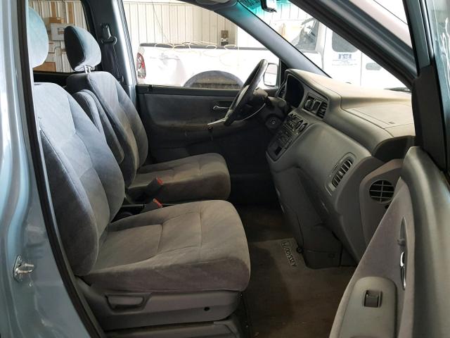 2HKRL18662H583225 - 2002 HONDA ODYSSEY EX BLUE photo 5