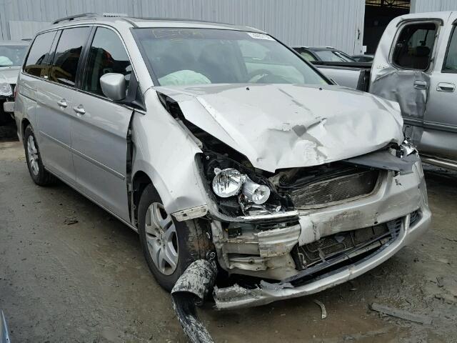 5FNRL38717B443433 - 2007 HONDA ODYSSEY EX SILVER photo 1