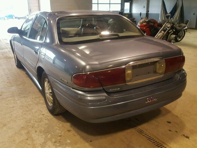 1G4HP54K424142981 - 2002 BUICK LESABRE CU BLUE photo 3