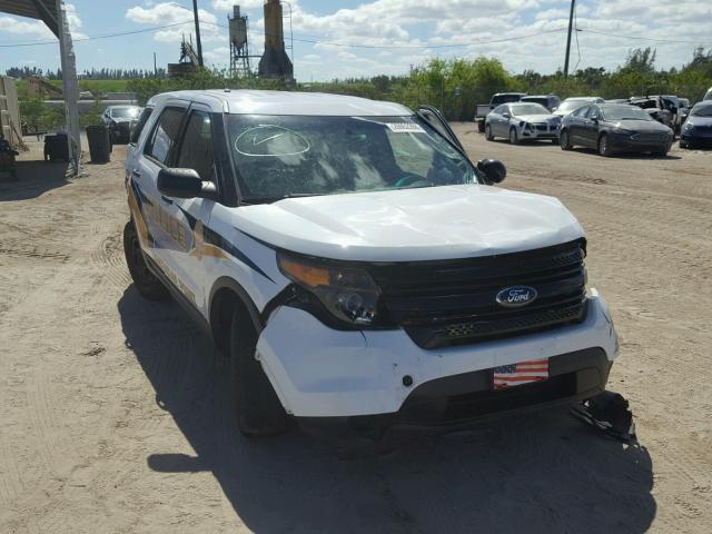 1FM5K7AR9DGC82797 - 2013 FORD EXPLORER P WHITE photo 1