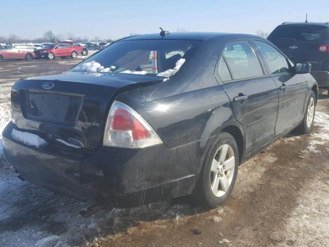 3FAHP07177R278083 - 2007 FORD FUSION SE BLACK photo 4