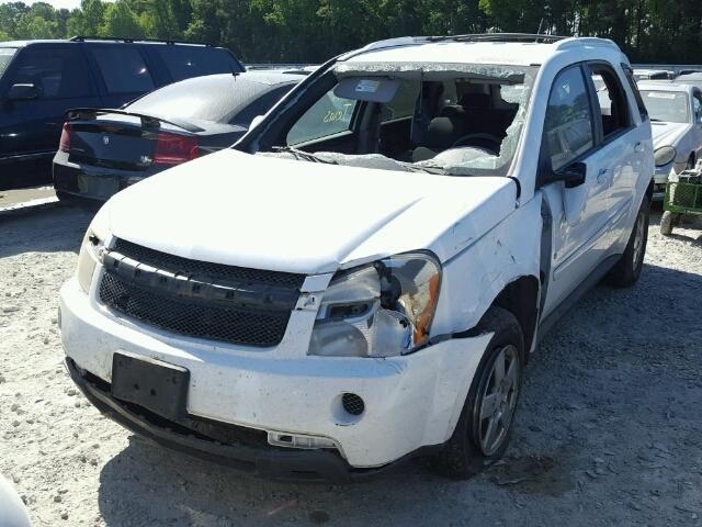 2CNDL33F786049270 - 2008 CHEVROLET EQUINOX WHITE photo 2