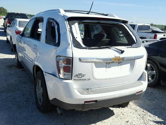 2CNDL33F786049270 - 2008 CHEVROLET EQUINOX WHITE photo 3