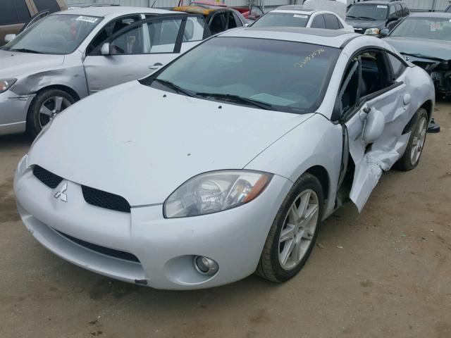 4A3AK34T96E016405 - 2006 MITSUBISHI ECLIPSE GT SILVER photo 2