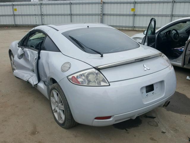 4A3AK34T96E016405 - 2006 MITSUBISHI ECLIPSE GT SILVER photo 3