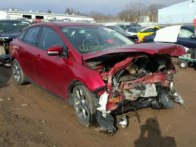 1FADP3F27EL435293 - 2014 FORD FOCUS SE RED photo 1