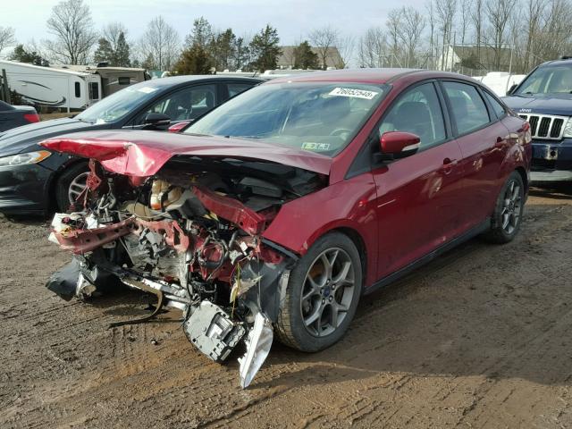 1FADP3F27EL435293 - 2014 FORD FOCUS SE RED photo 2