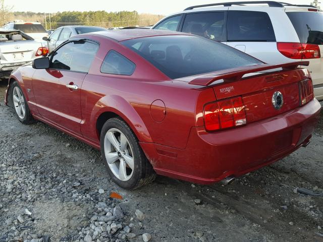 1ZVHT82H385124996 - 2008 FORD MUSTANG GT RED photo 3