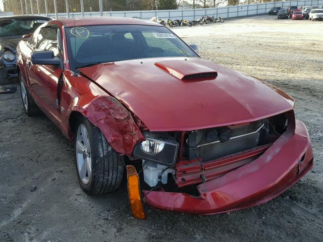 1ZVHT82H385124996 - 2008 FORD MUSTANG GT RED photo 9