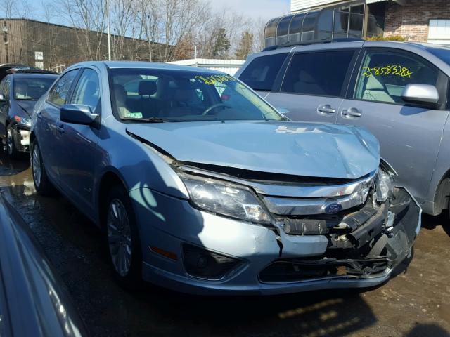 3FADP0L33BR254362 - 2011 FORD FUSION HYB BLUE photo 1