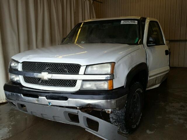 1GCEK19VX3E251104 - 2003 CHEVROLET SILVERADO WHITE photo 2