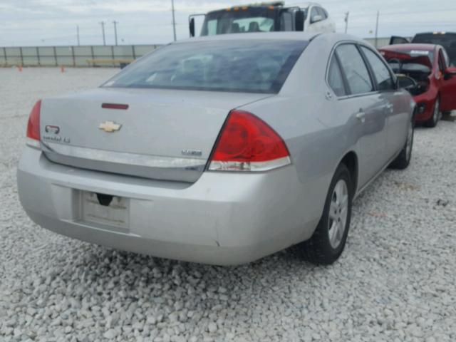 2G1WB58K581206320 - 2008 CHEVROLET IMPALA LS SILVER photo 4