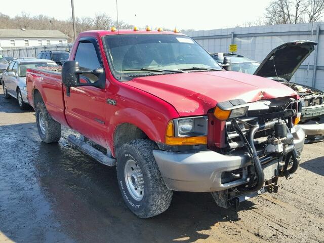 1FTNF21F6YEC15528 - 2000 FORD F250 SUPER RED photo 1