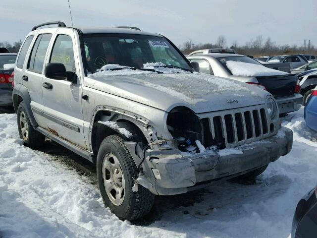 1J8GL48KX5W713861 - 2005 JEEP LIBERTY SP SILVER photo 1