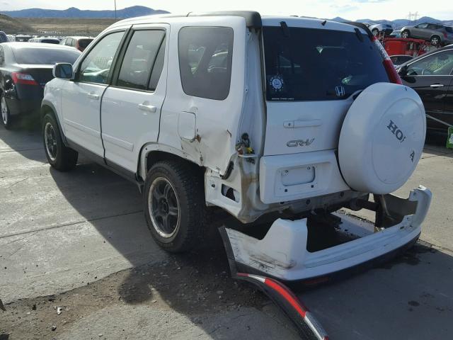 JHLRD78995C028959 - 2005 HONDA CR-V SE WHITE photo 3