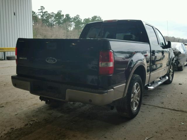 1FTPW12515KC36230 - 2005 FORD F150 SUPER BLACK photo 4