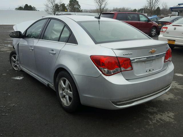 1G1PF5S93B7272888 - 2011 CHEVROLET CRUZE LT SILVER photo 3