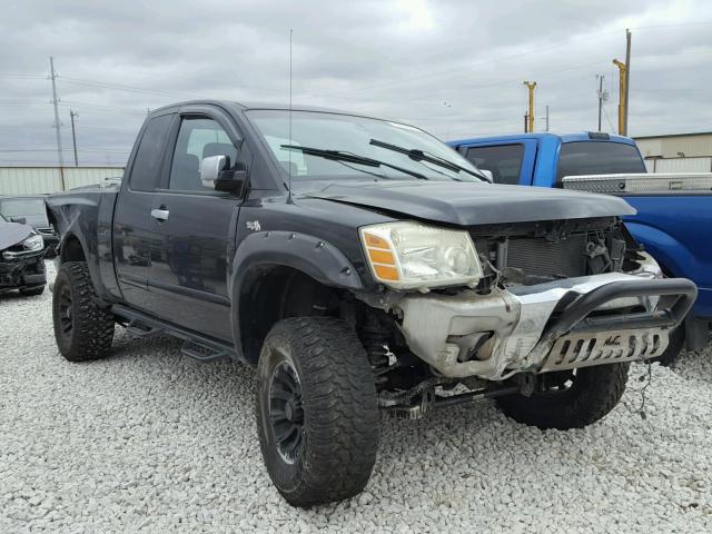 1N6AA06B24N559002 - 2004 NISSAN TITAN XE BLACK photo 1