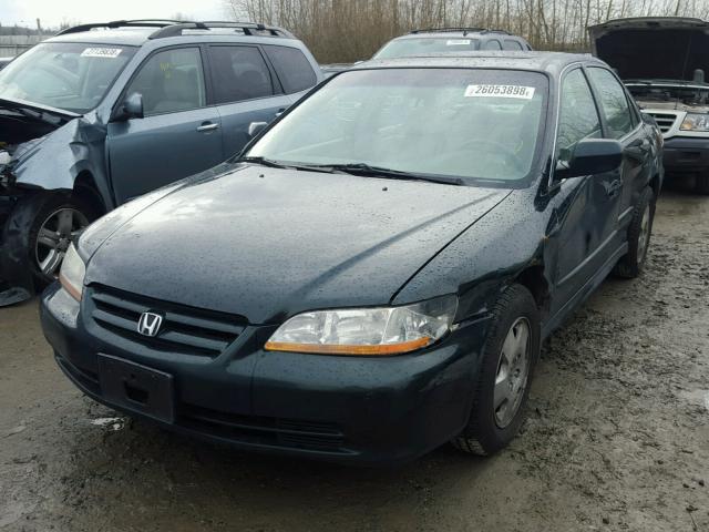 1HGCG16571A053874 - 2001 HONDA ACCORD EX GREEN photo 2