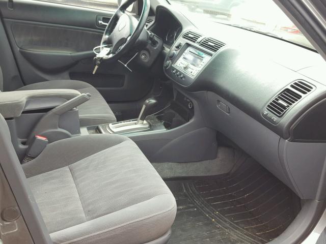 2HGES26775H618047 - 2005 HONDA CIVIC EX 灰色 照片 5