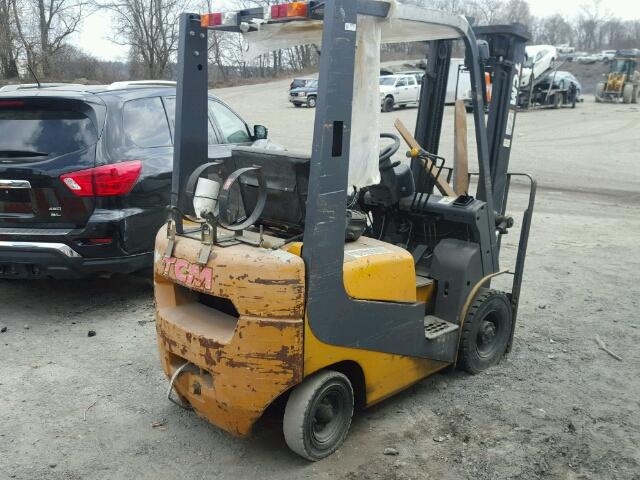 00000000A18N15295 - 2003 TCM FORKLIFT YELLOW photo 4