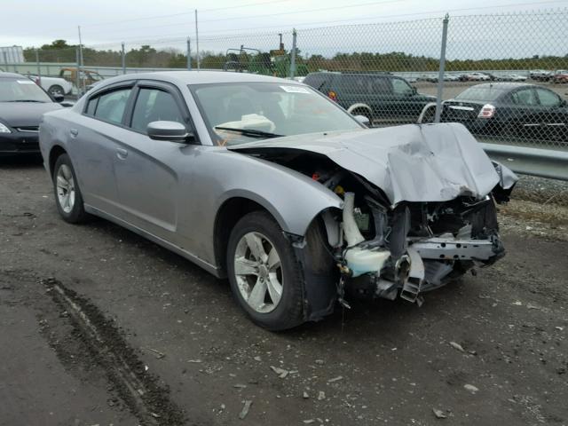 2C3CDXBG0DH624150 - 2013 DODGE CHARGER SE SILVER photo 1