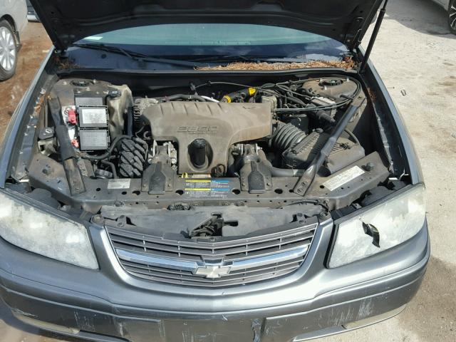 2G1WH52K659250010 - 2005 CHEVROLET IMPALA LS GRAY photo 7