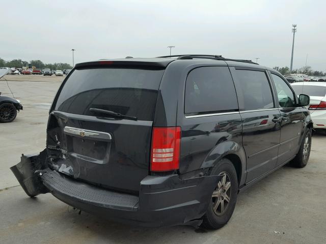 2A8HR54P58R788295 - 2008 CHRYSLER TOWN & COU BLACK photo 4