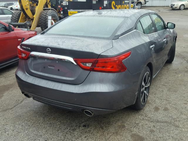 1N4AA6APXHC444258 - 2017 NISSAN MAXIMA 3.5 GRAY photo 4