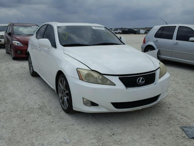 JTHBK262285069549 - 2008 LEXUS IS 250 WHITE photo 1