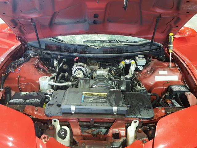 2G2FS22K922143288 - 2002 PONTIAC FIREBIRD RED photo 7