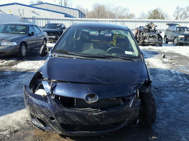 JTDBT923671029972 - 2007 TOYOTA YARIS BLUE photo 9