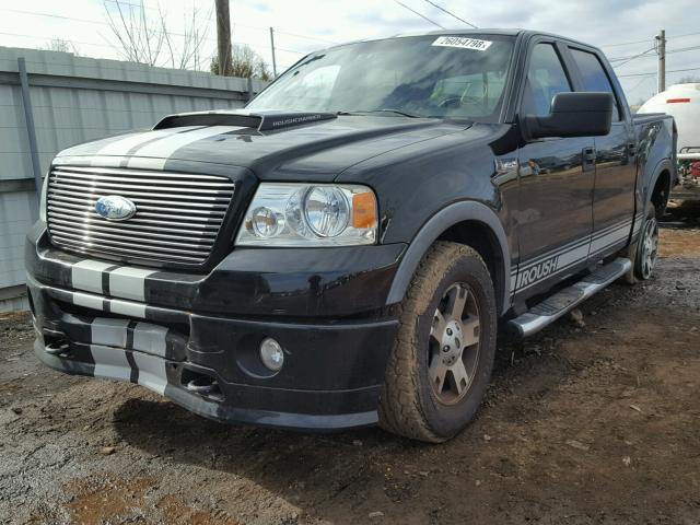 1FTPW14598FB04293 - 2008 FORD F150 SUPER BLACK photo 2