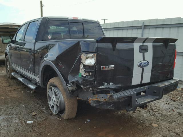 1FTPW14598FB04293 - 2008 FORD F150 SUPER BLACK photo 3