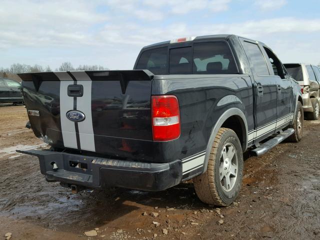 1FTPW14598FB04293 - 2008 FORD F150 SUPER BLACK photo 4