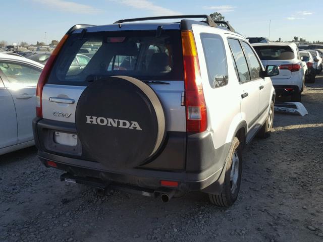 SHSRD68483U105261 - 2003 HONDA CR-V LX SILVER photo 4