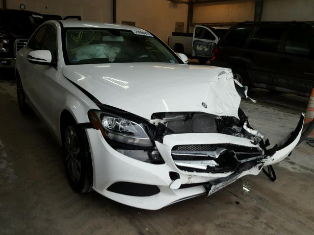 55SWF4JB7GU173119 - 2016 MERCEDES-BENZ C 300 WHITE photo 1