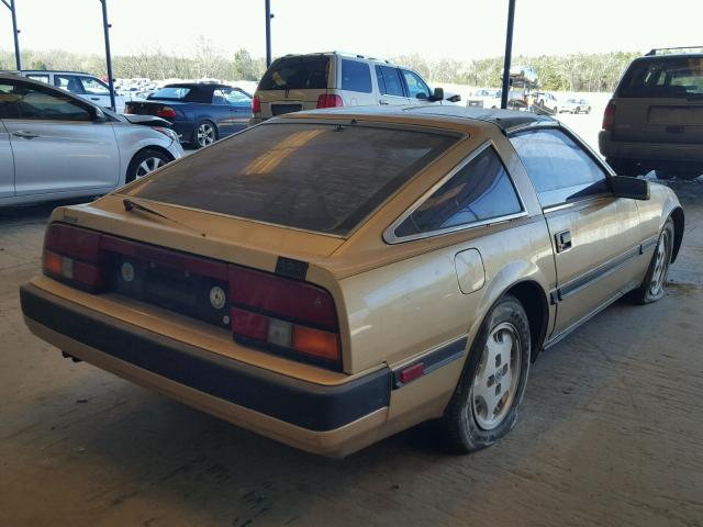 JN1HZ14S6FX084564 - 1985 NISSAN 300ZX GOLD photo 4