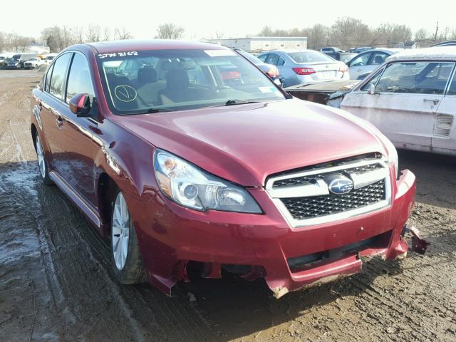 4S3BMBG66D3002830 - 2013 SUBARU LEGACY 2.5 MAROON photo 1