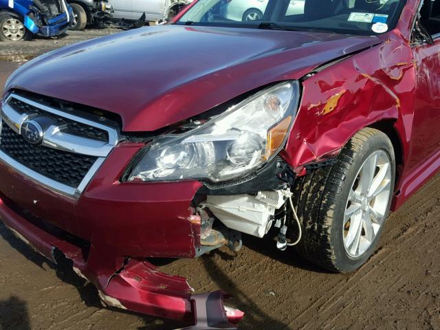 4S3BMBG66D3002830 - 2013 SUBARU LEGACY 2.5 MAROON photo 9