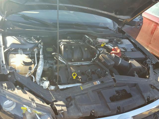 3FAHP0JG2AR332474 - 2010 FORD FUSION SEL GRAY photo 7