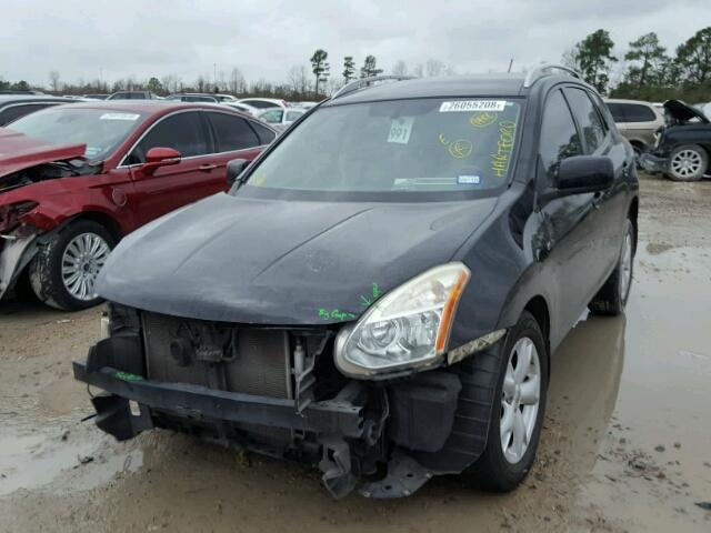 JN8AS58TX8W305268 - 2008 NISSAN ROGUE S BLACK photo 2