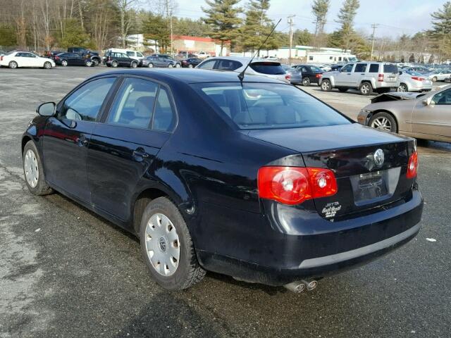 3VWGG71K87M057845 - 2007 VOLKSWAGEN JETTA BLACK photo 3