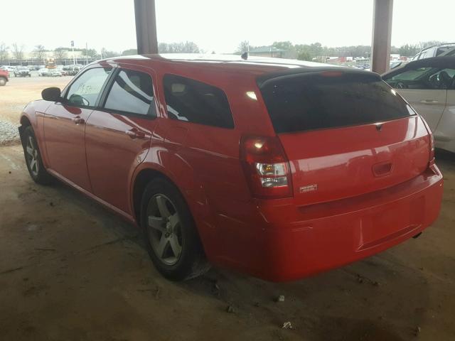 2D4FV47T68H147372 - 2008 DODGE MAGNUM RED photo 3