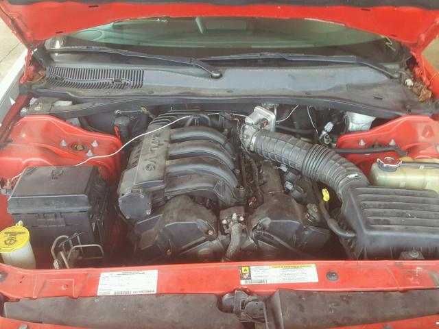 2D4FV47T68H147372 - 2008 DODGE MAGNUM RED photo 7