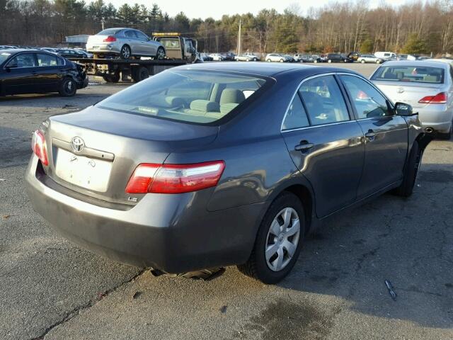 4T4BE46K89R052414 - 2009 TOYOTA CAMRY BASE GRAY photo 4