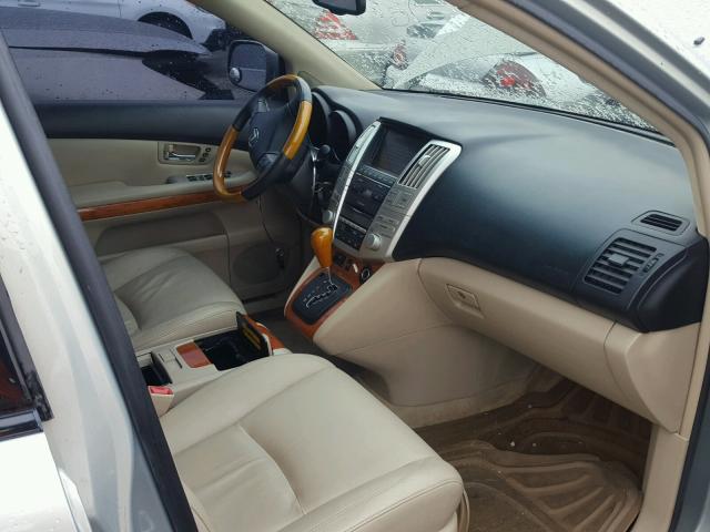 JTJGW31UX72002933 - 2007 LEXUS RX 400H BLUE photo 5