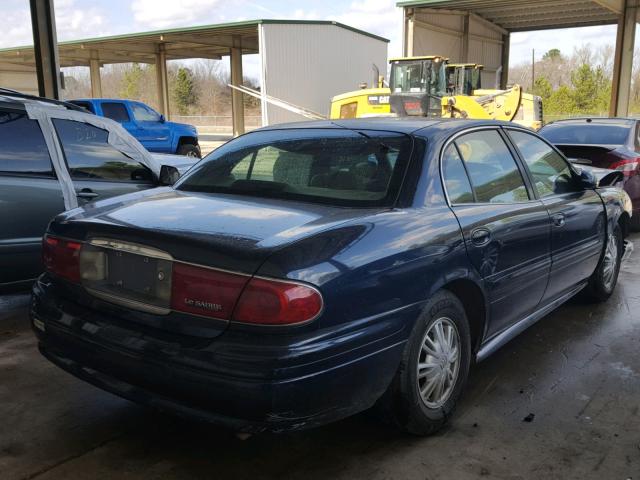 1G4HP52K934186849 - 2003 BUICK LESABRE CU BLUE photo 4