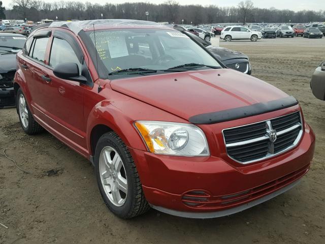 1B3HB48B17D361509 - 2007 DODGE CALIBER SX RED photo 1